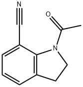 1-Acetylindoline-7-carbonitrile Struktur