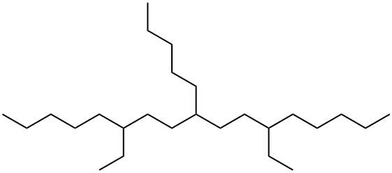 Heptadecane, 6,12-diethyl-9-pentyl- Structure