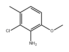 Benzenamine, 2-chloro-6-methoxy-3-methyl- Structure