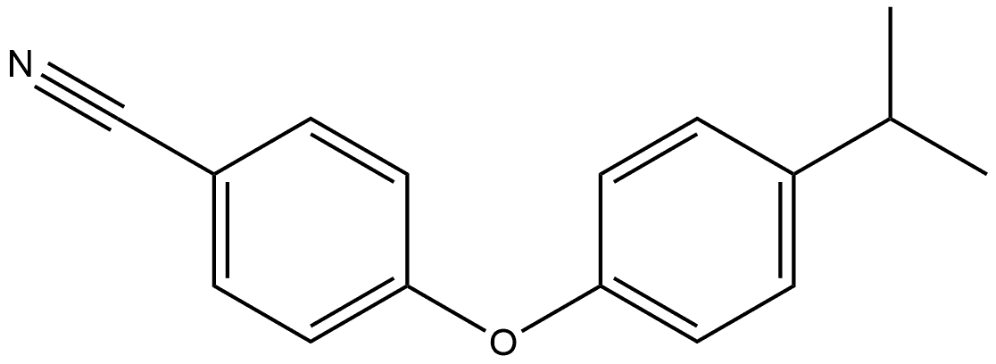 4-[4-(1-Methylethyl)phenoxy]benzonitrile Structure