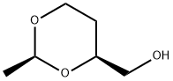 1,3-Dioxane-4-methanol, 2-methyl-, (2S-cis)- (9CI) 化学構造式