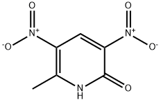 2(1H)-Pyridinone, 6-methyl-3,5-dinitro- Struktur