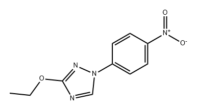 1H-1,2,4-Triazole, 3-ethoxy-1-(4-nitrophenyl)- Struktur