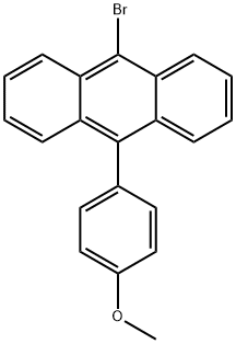 Anthracene, 9-bromo-10-(4-methoxyphenyl)- 结构式