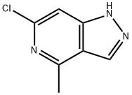 1H-Pyrazolo[4,3-c]pyridine, 6-chloro-4-methyl- 化学構造式