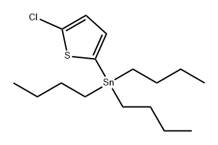 Stannane, tributyl(5-chloro-2-thienyl)- Struktur