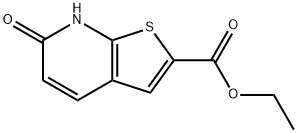 Thieno[2,3-b]pyridine-2-carboxylic acid, 6,7-dihydro-6-oxo-, ethyl ester Structure