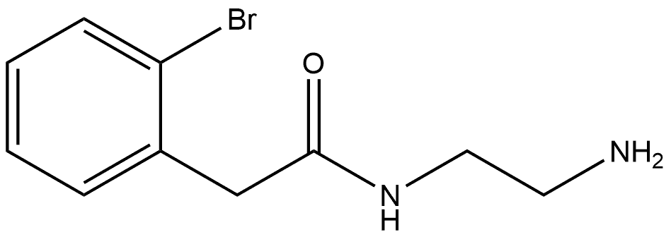 N-(2-Aminoethyl)-2-bromobenzeneacetamide Structure