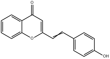 2-(4-Hydroxystyryl)-4H-chromen-4-one Structure