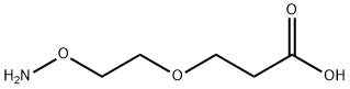 Aminooxy-PEG1-acid Structure