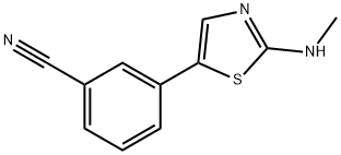 1592256-67-1 3-(2-(Methylamino)thiazol-5-yl)benzonitrile