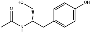 Acetamide, N-[2-hydroxy-1-[(4-hydroxyphenyl)methyl]ethyl]-, (S)- (9CI) 化学構造式