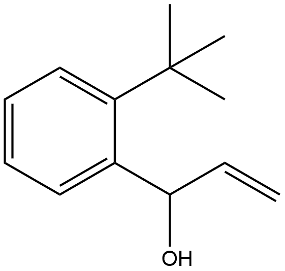 2-(1,1-Dimethylethyl)-α-ethenylbenzenemethanol 结构式