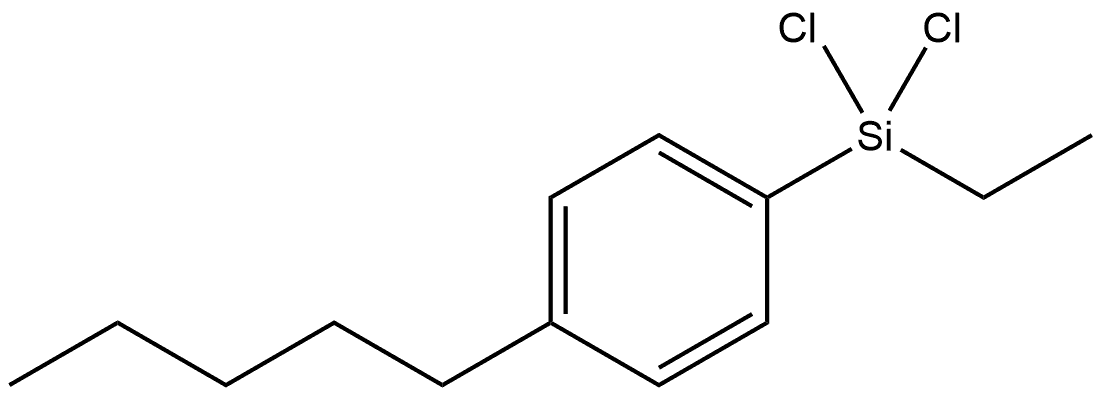 Benzene, 1-(dichloroethylsilyl)-4-pentyl-