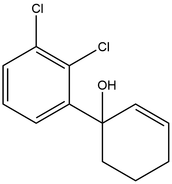 1-(2,3-Dichlorophenyl)-2-cyclohexen-1-ol,1592642-91-5,结构式