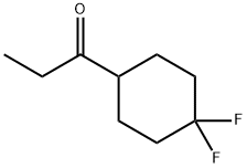 1-Propanone, 1-(4,4-difluorocyclohexyl)- 结构式