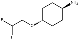 (1R,4R)-4-(2,2-二氟乙氧基)环己烷-1-胺, 1592792-17-0, 结构式