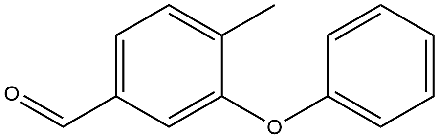 Benzaldehyde, 4-methyl-3-phenoxy- Structure