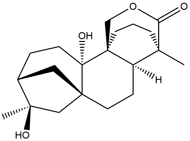 Kauran-18-oic acid, 9,16,20-trihydroxy-, 18,20-lactone, (4α)-|