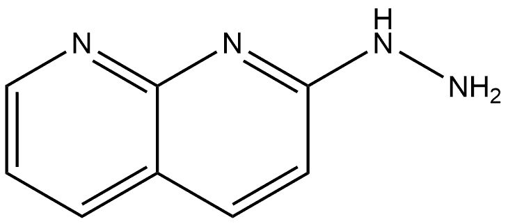 2-Hydrazinyl-1,8-naphthyridine Structure