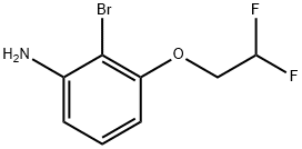 2-Bromo-3-(2,2-difluoroethoxy)aniline,1593704-51-8,结构式