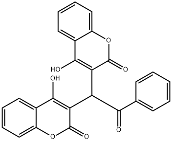 2H-1-Benzopyran-2-one, 3,3'-(2-oxo-2-phenylethylidene)bis[4-hydroxy-