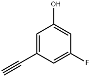 3-乙炔基-5-氟苯酚,1594072-20-4,结构式