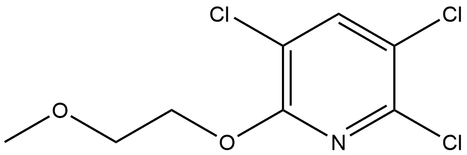 2,3,5-Trichloro-6-(2-methoxyethoxy)pyridine Structure