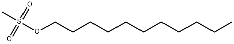 1-Undecanol, 1-methanesulfonate Structure