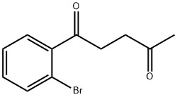 1,4-Pentanedione, 1-(2-bromophenyl)- Structure