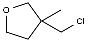 3-(Chloromethyl)-3-methyloxolane 化学構造式