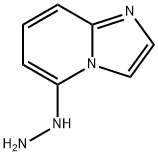 Imidazo[1,2-a]pyridine, 5-hydrazinyl- 化学構造式