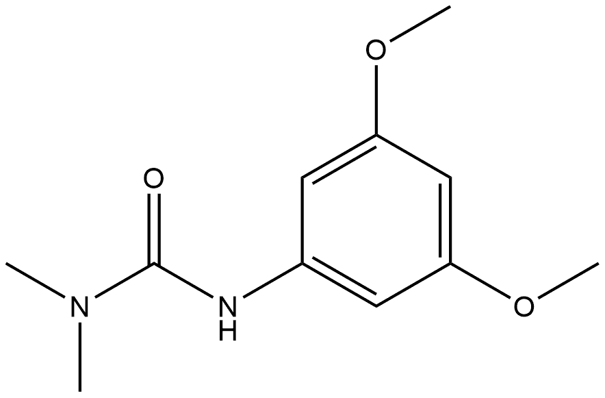 N′-(3,5-Dimethoxyphenyl)-N,N-dimethylurea Structure