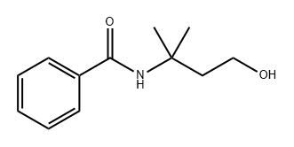 Benzamide, N-(3-hydroxy-1,1-dimethylpropyl)- 结构式