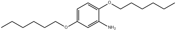 Benzenamine, 2,5-bis(hexyloxy)- 化学構造式