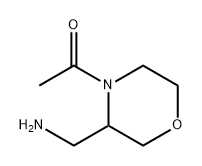 Ethanone, 1-[3-(aminomethyl)-4-morpholinyl]-|1-(3-(氨基甲基)吗啉代)乙酮