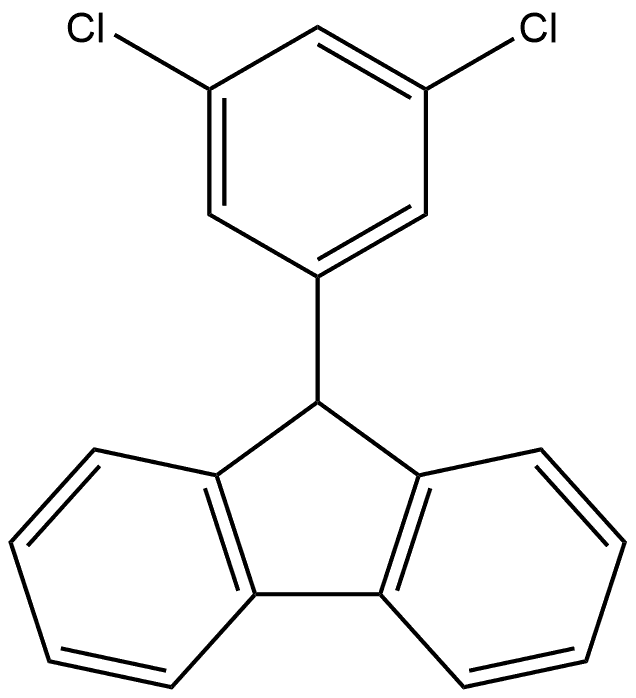 9-(3,5-Dichlorophenyl)-9H-fluorene Structure