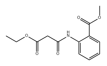 Benzoic acid, 2-[(3-ethoxy-1,3-dioxopropyl)amino]-, methyl ester,159657-34-8,结构式