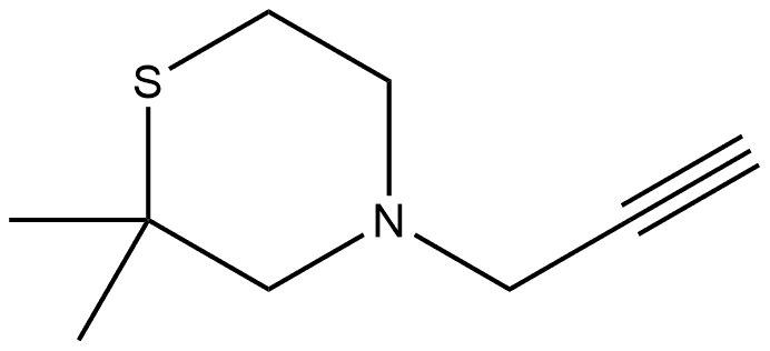 1596682-12-0 2,2-二甲基-4-(丙-2-炔-1-基)硫代吗啉