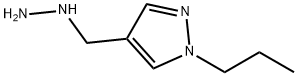 1H-Pyrazole, 4-(hydrazinylmethyl)-1-propyl- 结构式