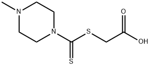 2-((4-Methylpiperazine-1-carbonothioyl)thio)acetic acid 结构式