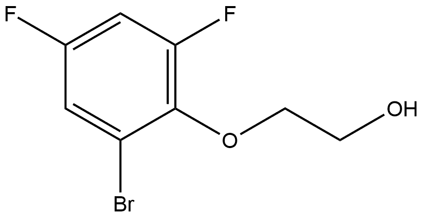 2-(2-Bromo-4,6-difluorophenoxy)ethanol Structure