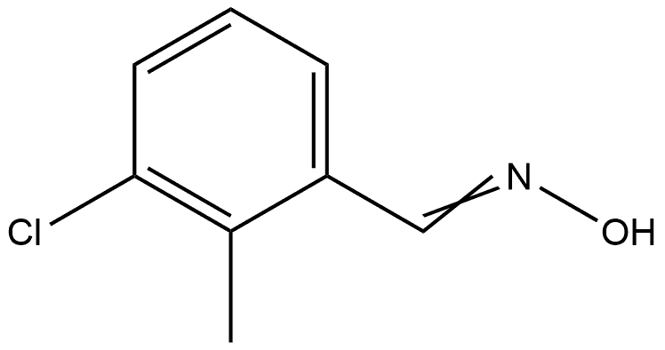 3-Chloro-2-methylbenzaldehyde oxime Structure