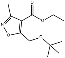 4-Isoxazolecarboxylic acid, 5-[(1,1-dimethylethoxy)methyl]-3-methyl-, ethyl ester