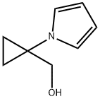 Cyclopropanemethanol, 1-(1H-pyrrol-1-yl)- Structure