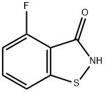 1,2-Benzisothiazol-3(2H)-one, 4-fluoro- Struktur