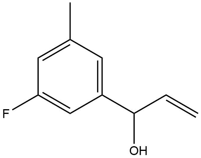 α-Ethenyl-3-fluoro-5-methylbenzenemethanol Structure