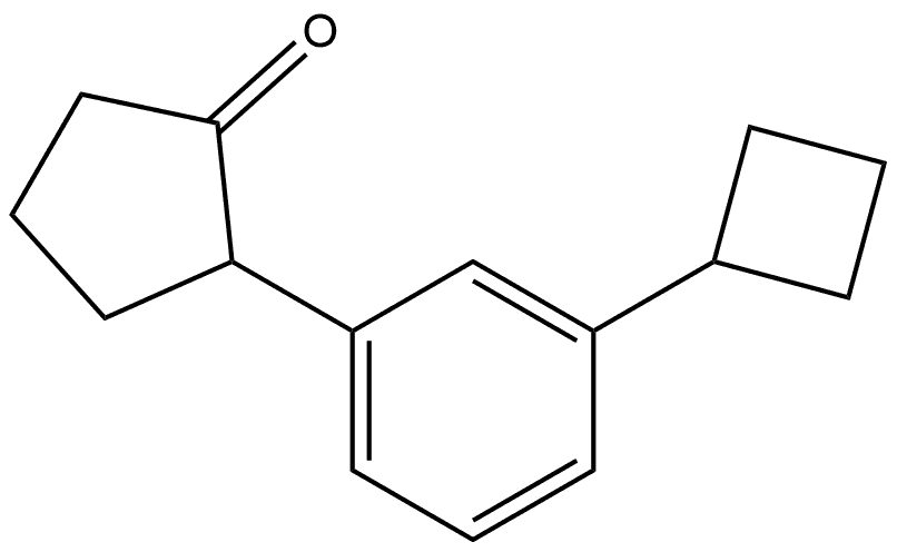 2-(3-Cyclobutylphenyl)cyclopentanone|