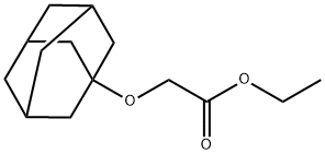 Acetic acid, 2-(tricyclo[3.3.1.13,7]dec-1-yloxy)-, ethyl ester Structure