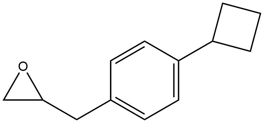 2-[(4-Cyclobutylphenyl)methyl]oxirane,1598560-67-8,结构式